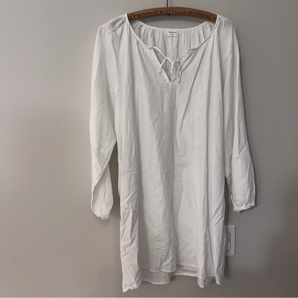 White Wilfred Free Tie Dress